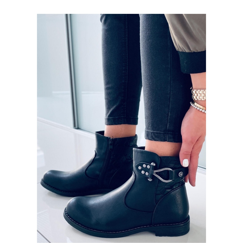 Dustin Crne ženske gležnjače - Inello crna 2