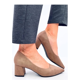 Kaki salonke na nisku petu smeđa 1