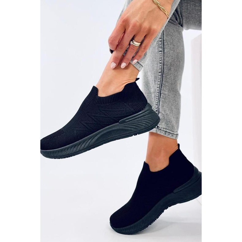 Sportske cipele Fourny Allblack sock - Inello crna 2