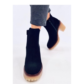 Čizme sa širokom petom i štitnikom Mattis Black - Inello crno 2