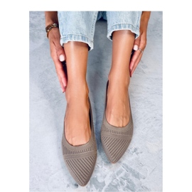 Kayla kaki pletene balerinke - Inello smeđa 2