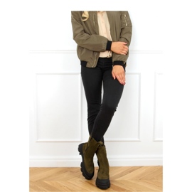 Visoke zelene Chelsea čizme zelena 1