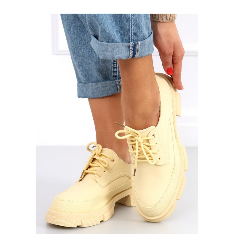 Unna Žute mokasine s visokim đonom - Inello žuta boja 2