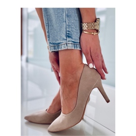 Klasične ženske štikle Eurielle Khaki - Inello bež 2