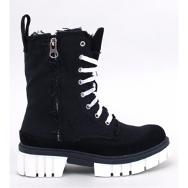 Vaugh Crne platnene gležnjače sa štitnikom - Inello crna 1