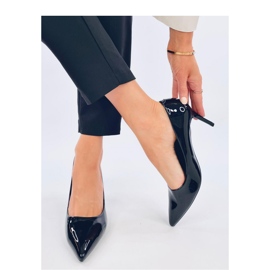 Patentirane stiletto cipele Charlotte Black - Inello crno 1