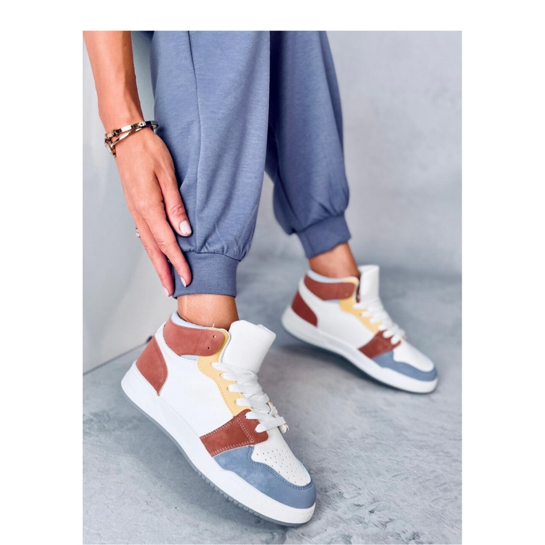 Visoke ženske sportske cipele bijela 1