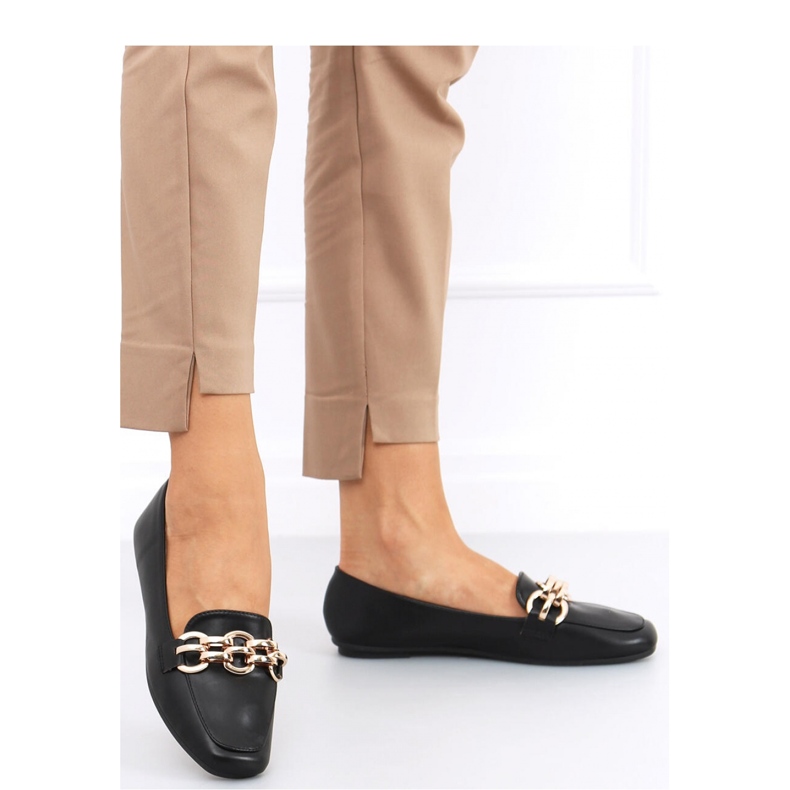 Ženske mokasine crne boje crno 2