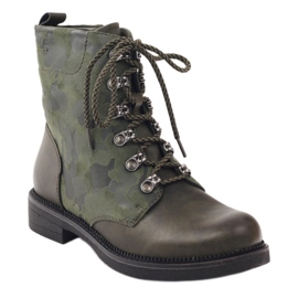 Sergio Leone Cipele Workers Camo Green zelena raznobojna 1