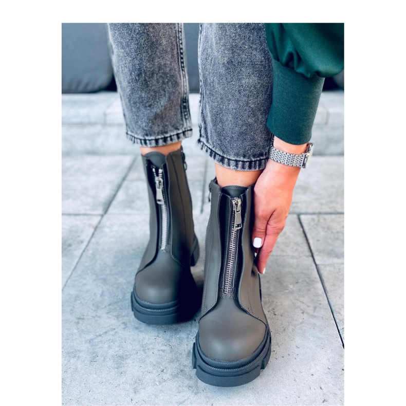 Vojne radničke čizme Kobra Army Green - Inello zelena 2