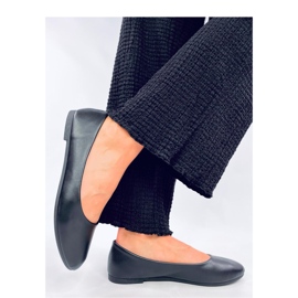 Klasične balerinke od punog zrna Musse Black - Inello crna 2