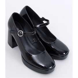 Sorel crne platformske pumpe - Inello crno 1