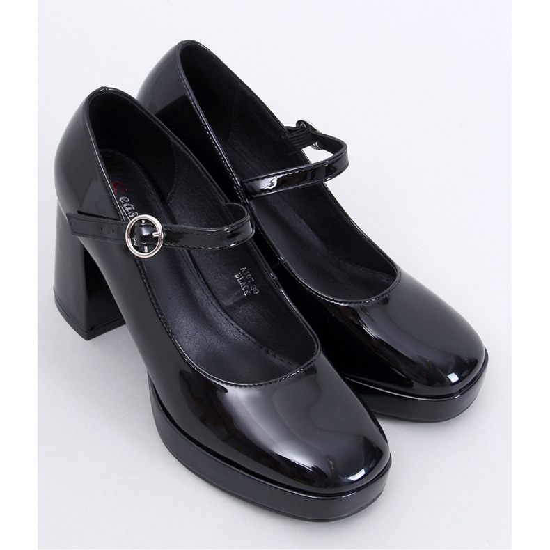 Sorel crne platformske pumpe - Inello crno 1