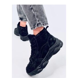 Elius Black - Inello izolirane zimske tenisice crno 2