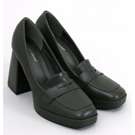 Entee Green natikače na visoku petu - Inello zelena 1