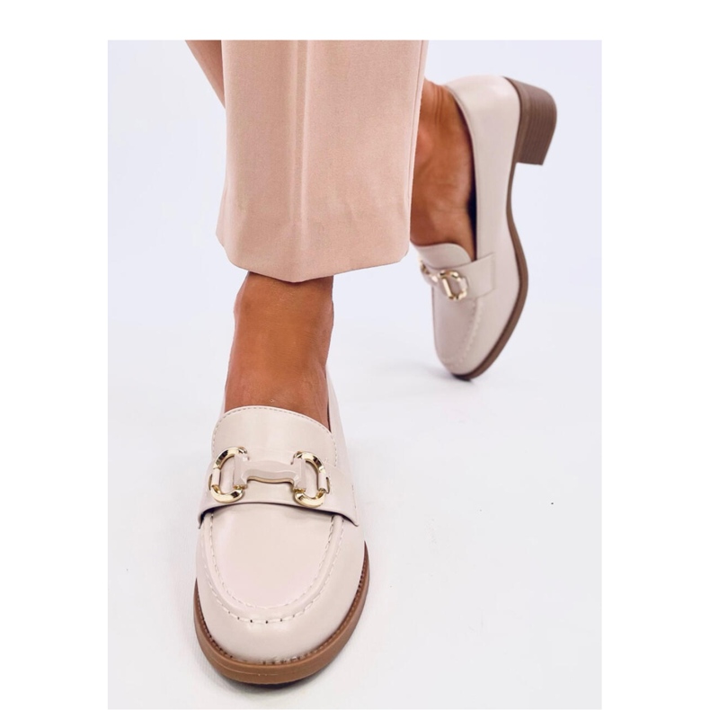 Rabier Beige salonke sa širokom petom - Inello bež 1