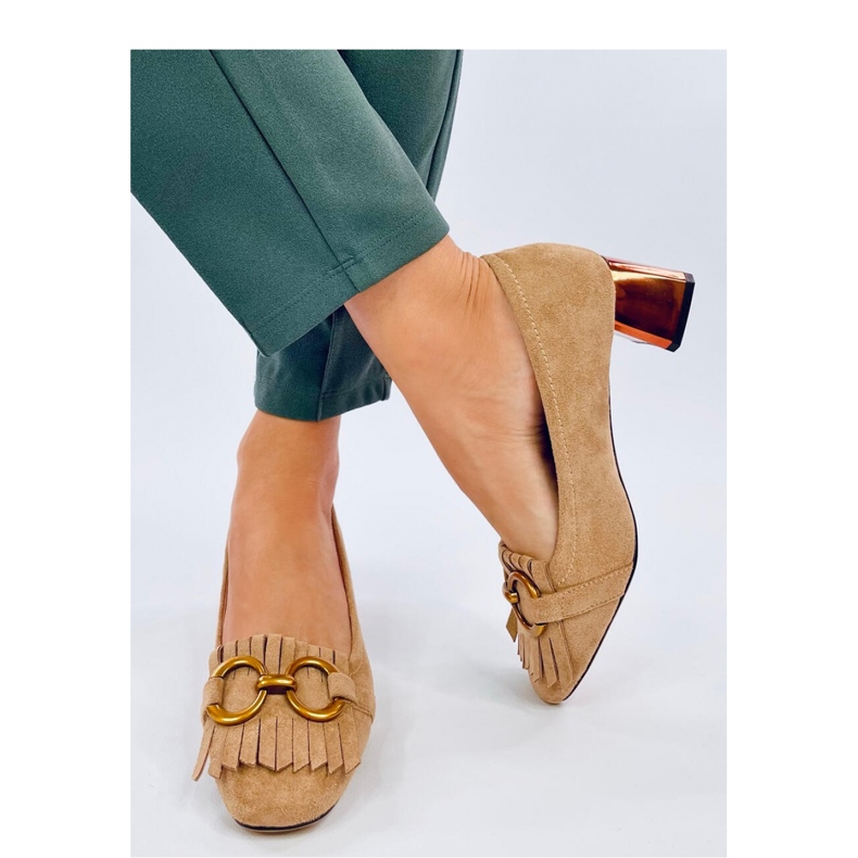 Weinn bež bakrene cipele na petu - Inello 2