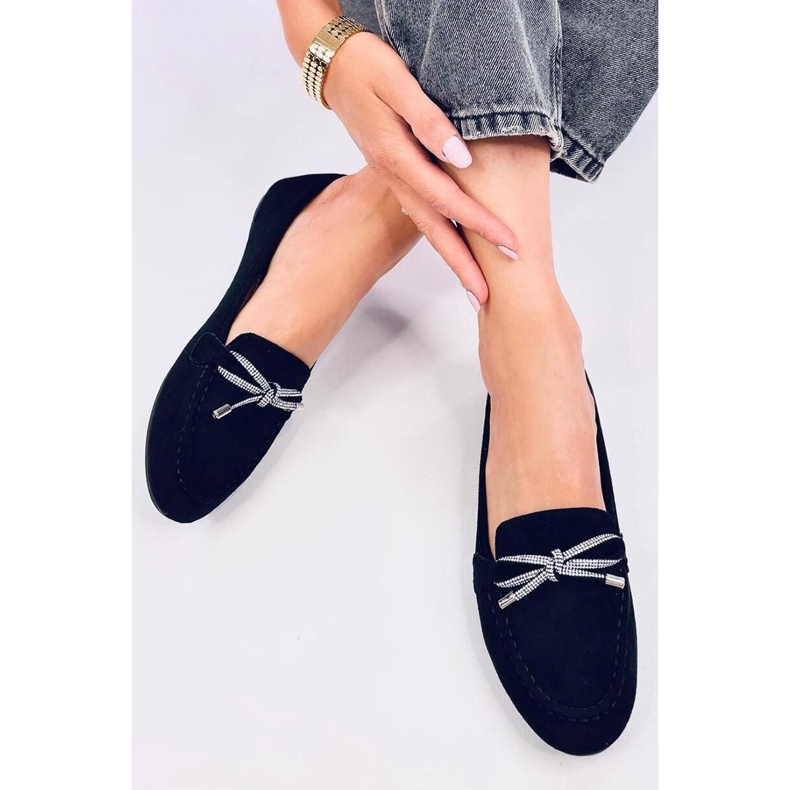 Marsoin Crne mokasine od brušene kože - Inello crno 1