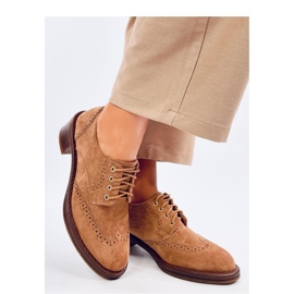 Vedra Camel mokasine na visoku petu - Inello smeđa 1