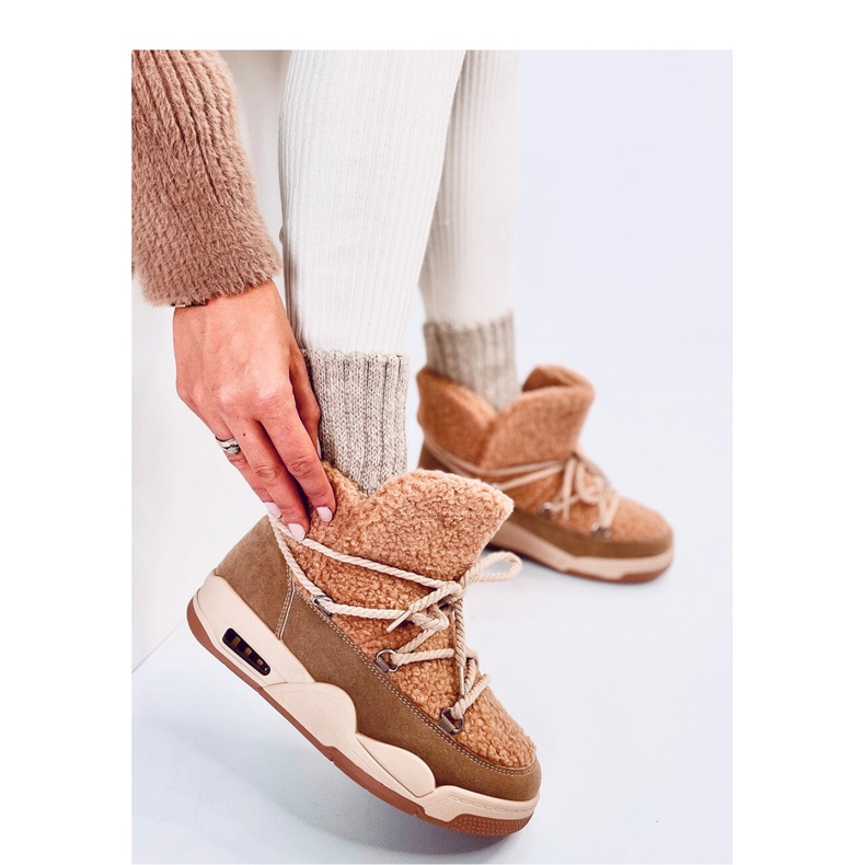 Remal Khaki izolirane čizme za snijeg - Inello smeđa 2