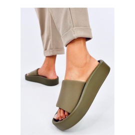 Fontes Oliver mekana ženska sandala - Inello zelena 1