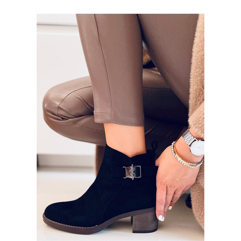 Klasične gležnjače na visoku petu Marsha Black - Inello crno 1