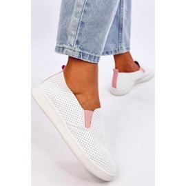 Jousse WHITE/PINK slip-on tenisice - Inello ružičasta 1