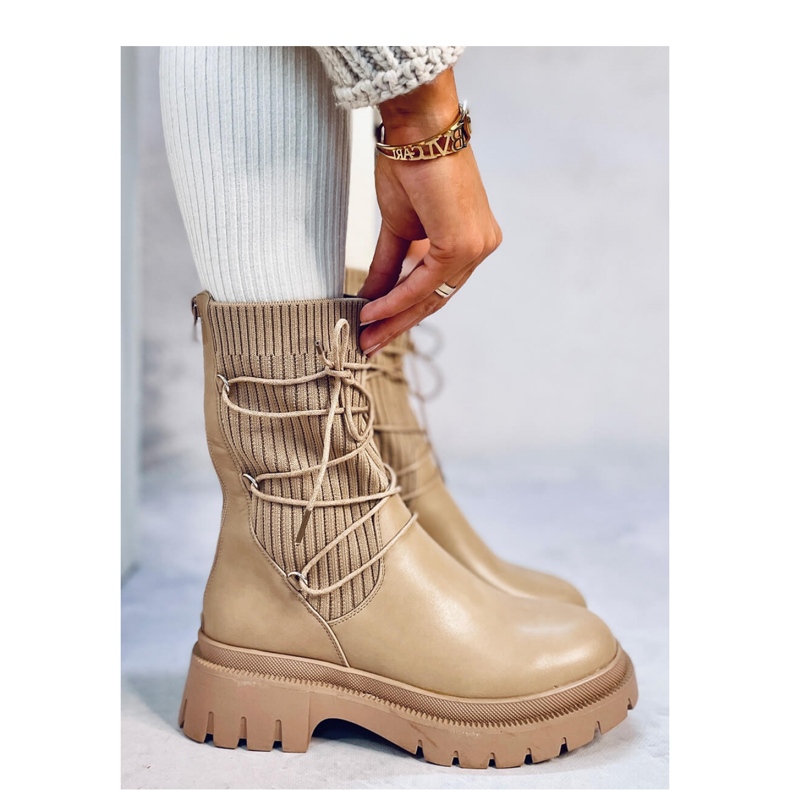 Willet kaki gležnjače - Inello bež 2