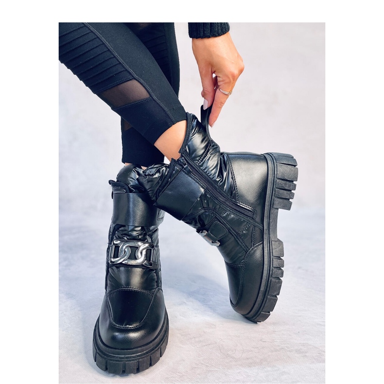 Ženske čizme za snijeg Gabby Black - Inello crno 2