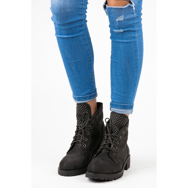 Flyfor Radne čizme na vezanje siva 2