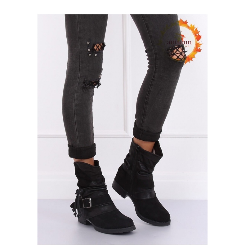 Vojne čizme crne 201802-11B crne - Inello crno 2