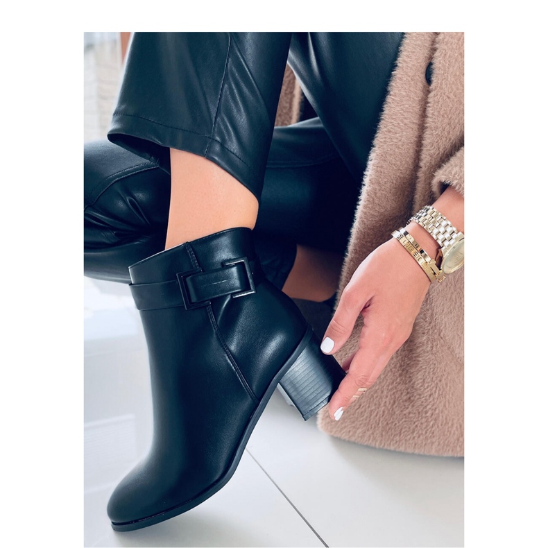 Dolores Crne gležnjače na visoku petu - Inello crna 2