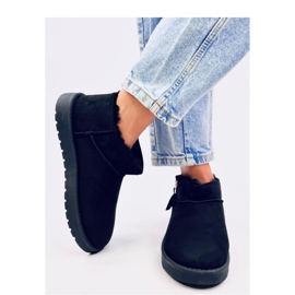 Kratke emu hlače s patentnim zatvaračem Frankis Black - Inello crna 2