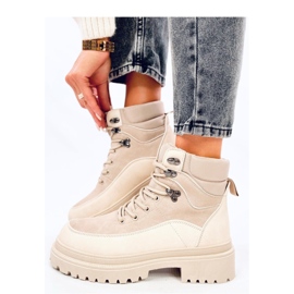 Mathen Beige trapper čizme - Inello bež 1