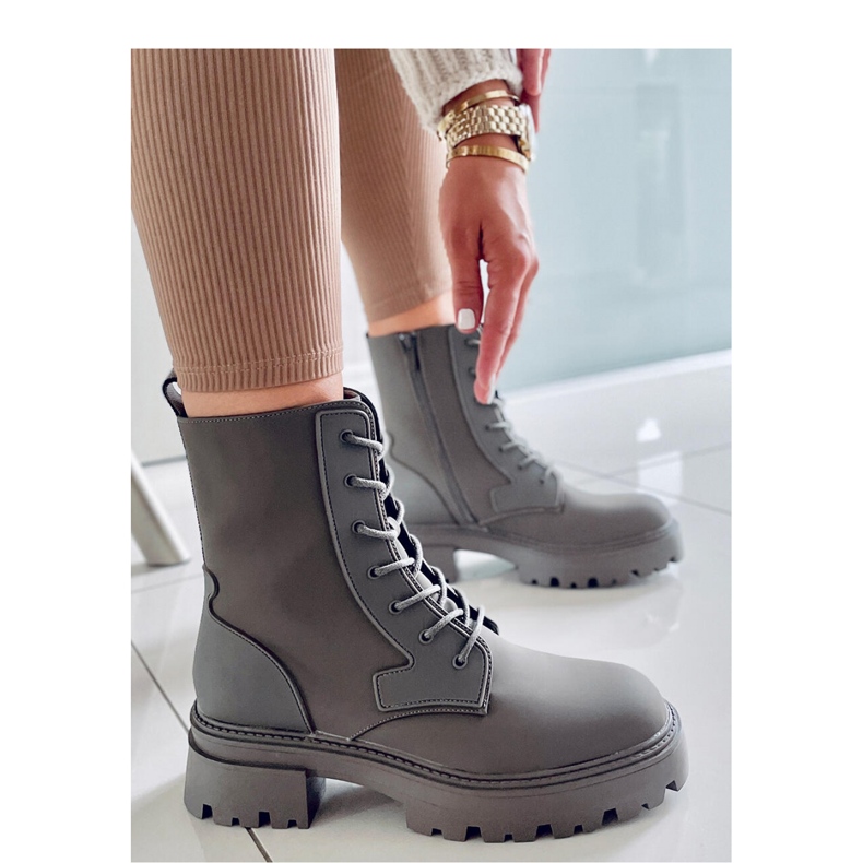 Gležnjače na vezanje Tamar Green - Inello zelena 2