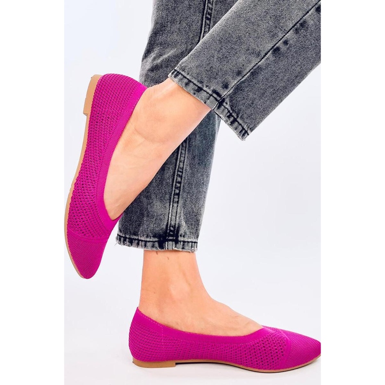 Ažur balerinke od badema Sotty Fuchsia - Inello ružičasta 2