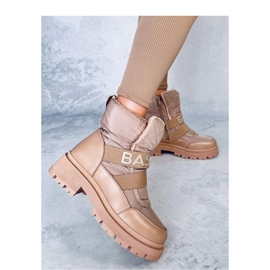 Little Khaki ženske čizme za snijeg - Inello smeđa 2