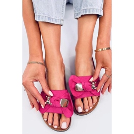 Sandal Cork japanke s medvjedićem Loups Fuchsia - Inello ružičasta 1