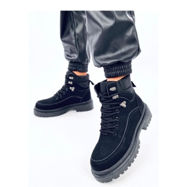 Mathen crne trapper čizme - Inello crno 2