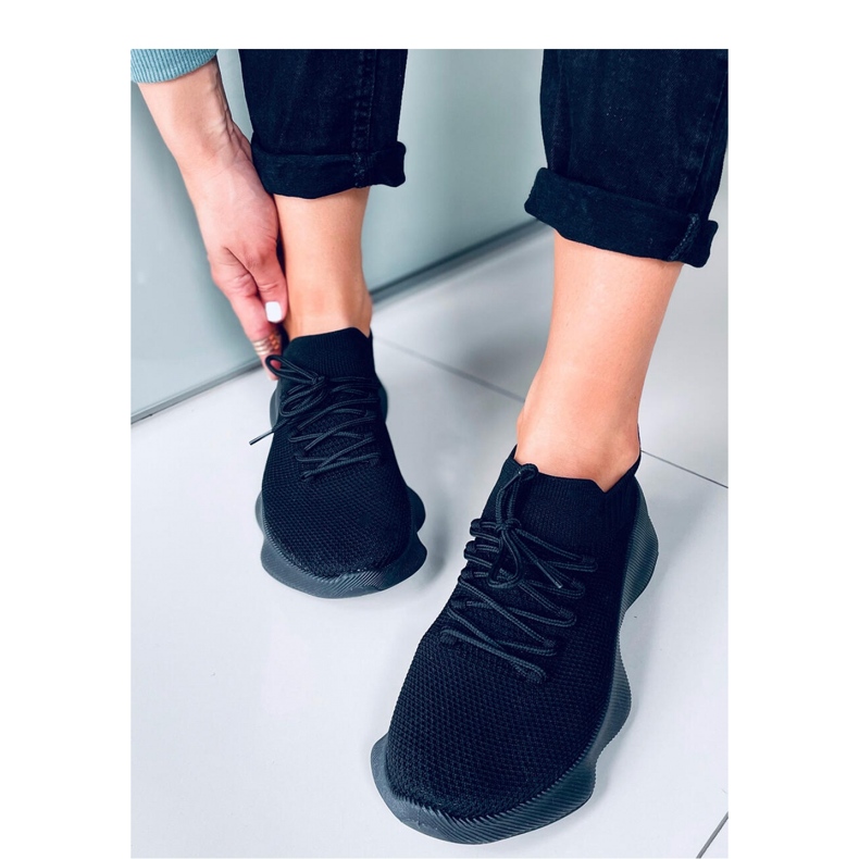 Desire All Black sock sportske cipele - Inello crno 2