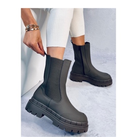 Visoke Chelsea čizme Faime Kaki - Inello zelena 2