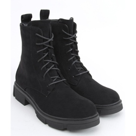 Zoe Black lace-up radnice - Inello crna 1