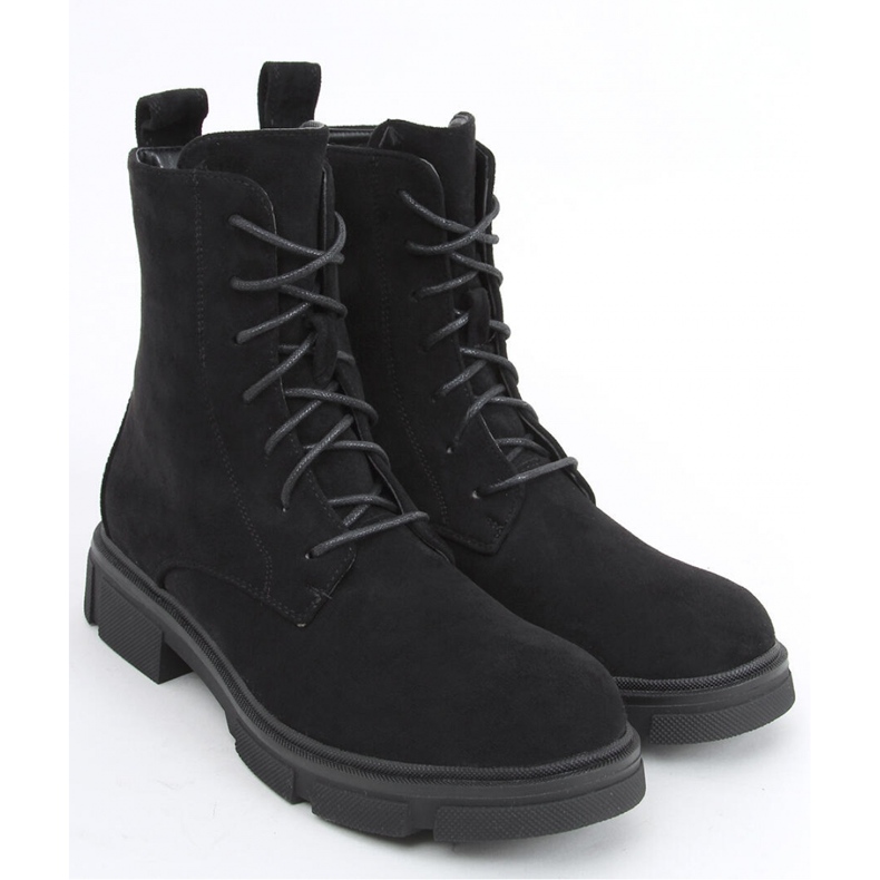 Zoe Black lace-up radnice - Inello crna 1