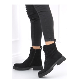 Zoe Black lace-up radnice - Inello crno 2