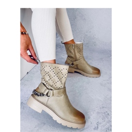 Issey Green ažur gležnjače - Inello zelena 1