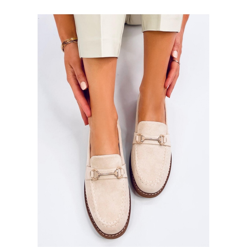 Ženske antilop mokasine States Beige - Inello bež 1