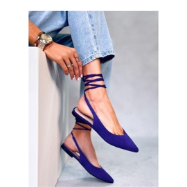 Dentoni Purple balerinke na vezanje - Inello ljubičasta 1