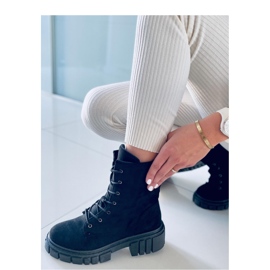 Kelis Crne gležnjače na vezanje - Inello crna 2