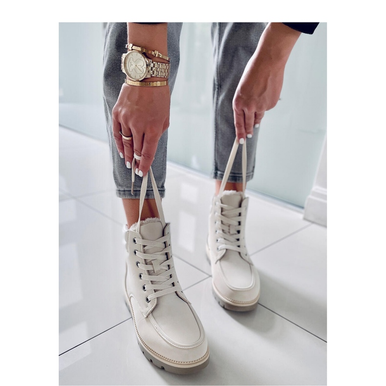 Germano Beige izolirane trapper čizme - Inello bež 1