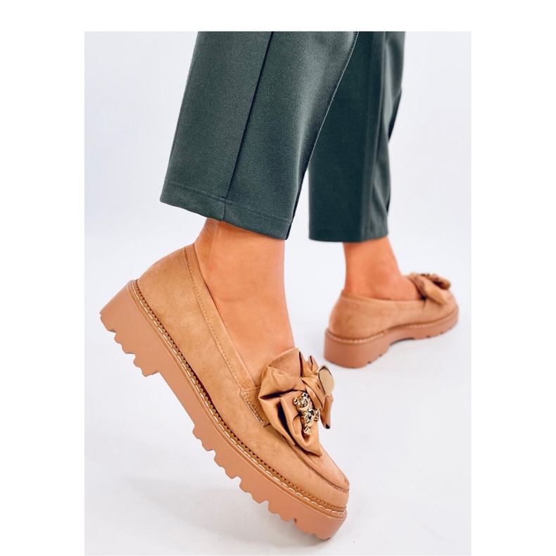 Pennsy Camel mokasine sa ukrasnim medvjedićem - Inello smeđa 1